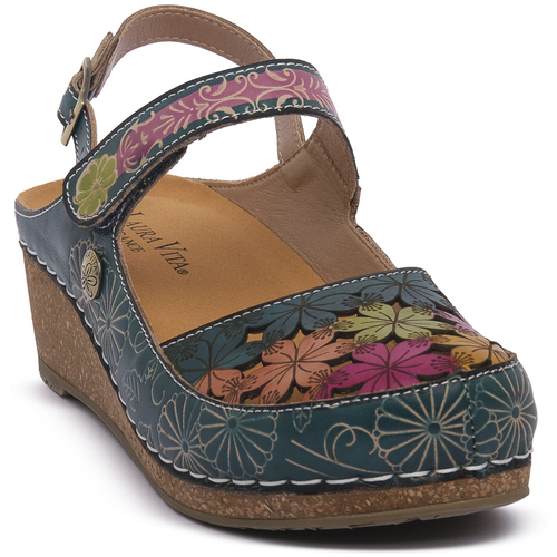 Schuhe Damen Sandalen / Sandaletten Laura Vita FASCINEO 0121 Blau
