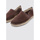 Schuhe Herren Leinen-Pantoletten mit gefloch Limma ROMEO Braun
