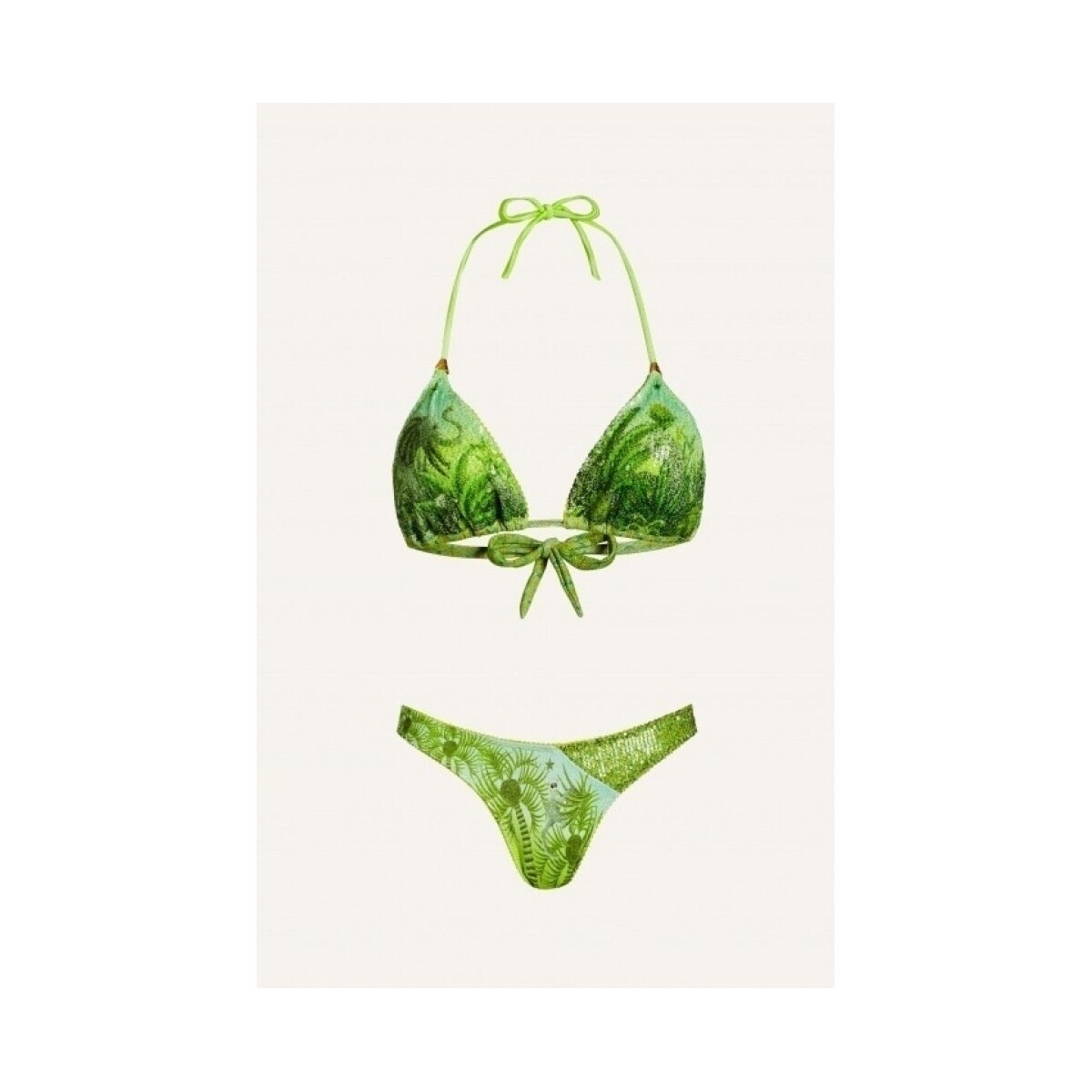 Kleidung Damen Bikini Pin-Up Stars  Grün