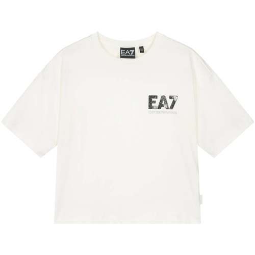 Kleidung Kinder T-Shirts & Poloshirts Emporio Armani EA7  Beige