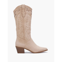 Schuhe Damen Stiefel La Modeuse 74859_P176815 Beige