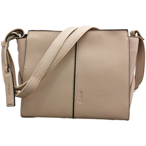 Taschen Damen Handtasche Gabor Mode Accessoires Marleen, Cross bag M, taupe 011622 021 Beige
