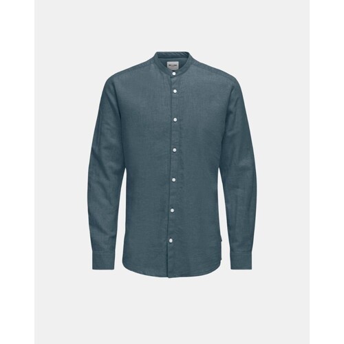 Kleidung Herren Langärmelige Hemden Only & Sons  22019173 CAIDEN Grau