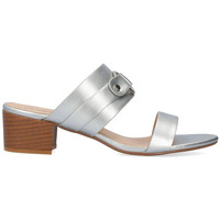 Schuhe Damen Pantoffel Andypola AM6033 Silbern