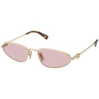Uhren & Schmuck Damen Sonnenbrillen Miu Miu 0MU A52S ZVN4I0 Gold