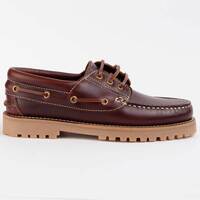 Schuhe Damen Bootsschuhe Purapiel 103058 Braun