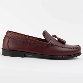 Schuhe Herren Slipper Purapiel 103061 Braun
