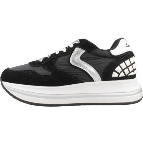 Schuhe Damen Sneaker Voile Blanche MERRY S Schwarz