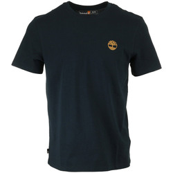 Kleidung Herren T-Shirts Timberland Back Camo Tree Logo Sho Blau