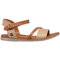 Schuhe Damen Sandalen / Sandaletten Mustang 1424807 Beige