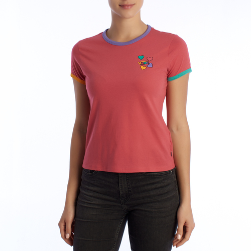 Kleidung Mädchen T-Shirts Vans VN0A4ULHZKD1-HOLLY BERY Rosa