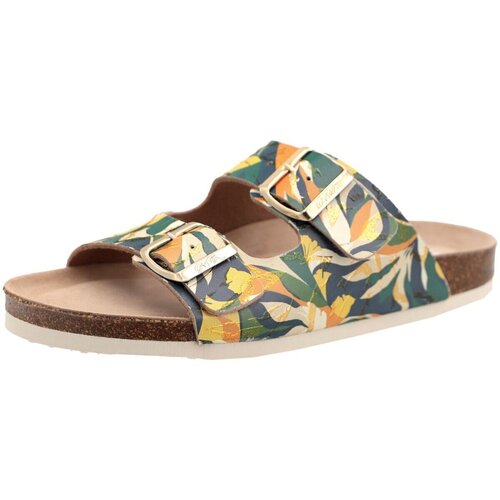 Schuhe Damen Pantoletten / Clogs Ara Pantoletten Maui Pantolette beige-multi 15-17018-06 Multicolor
