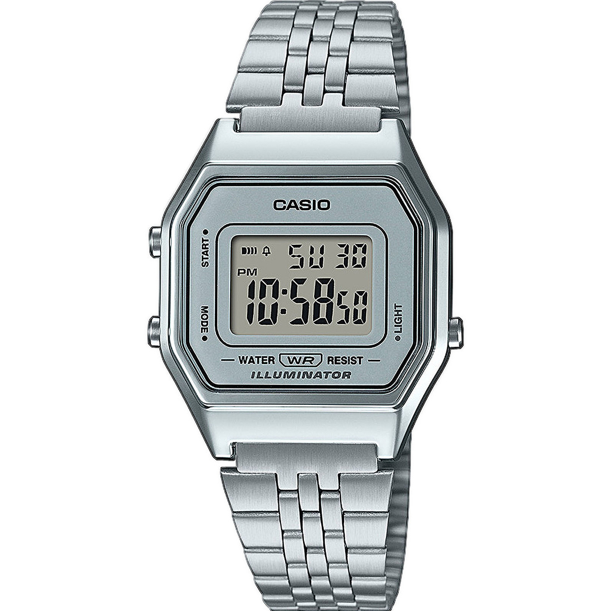 Uhren & Schmuck Damen Armbanduhren Casio LA680WEA-7EF Silbern