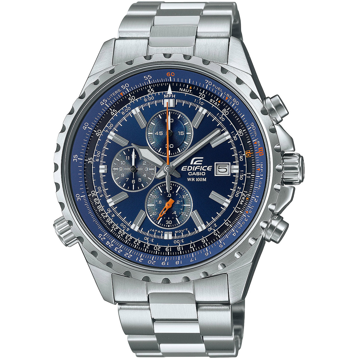 Uhren & Schmuck Herren Armbandühre Casio EF-527D-2AVUEF Silbern