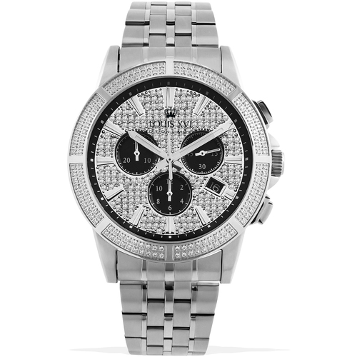Uhren & Schmuck Herren Armbanduhren Louis Xvi LXVI1038 Silbern