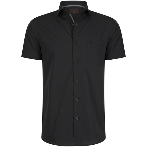 Kleidung Damen Hemden Cappuccino Italia Korte Mouw Zwart Schwarz