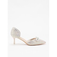 Schuhe Damen Pumps Keslem 39287 BLANCO