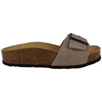 Schuhe Damen Pantoffel Plakton CP BIS 3 Beige