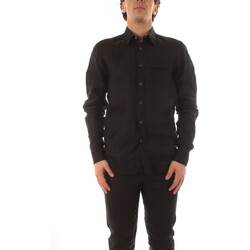 Kleidung Herren Langärmelige Hemden Kiton UMCBUBAH0928516000 Schwarz