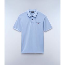 Kleidung Herren T-Shirts & Poloshirts Napapijri ELBAS JERSEY - NP0A4GB4-I831 SOFT CHAMBR Blau