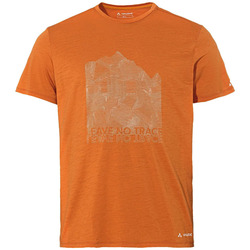 Kleidung Herren T-Shirts Vaude T-shirt en laine  Tekoa Orange