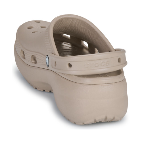 Crocs Classic Platform Clog W Beige