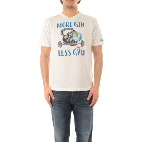 Kleidung Herren T-Shirts Mc2 Saint Barth TSHIRT MAN Weiss