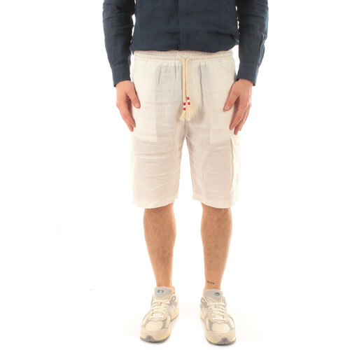 Kleidung Herren Shorts / Bermudas Mc2 Saint Barth MARSEILLE Weiss