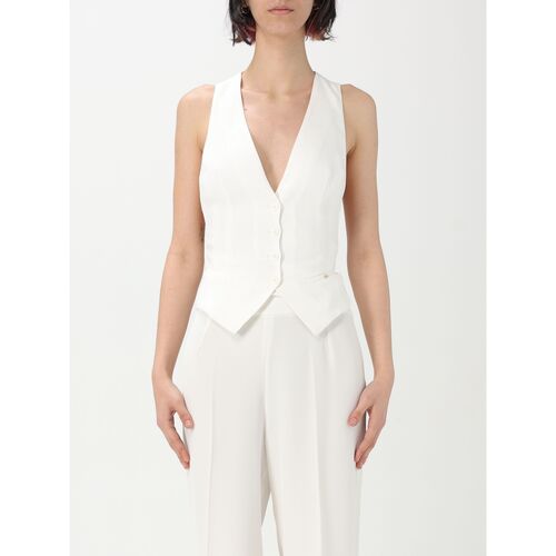 Kleidung Damen Strickjacken Elisabetta Franchi GL00552E2 360 Beige