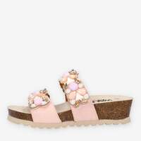 Schuhe Damen Sandalen / Sandaletten Melluso 018147-SUEDE-NUDE Rosa