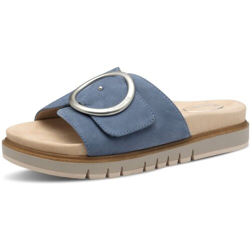 Schuhe Damen Pantoletten / Clogs Tamaris Pantoletten 385 8-87106-42-802 802 Blau