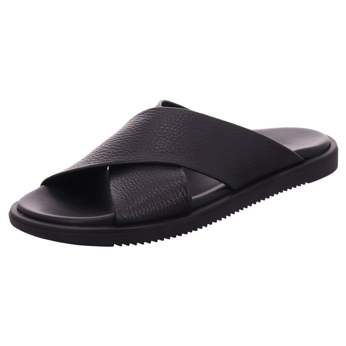 Schuhe Herren Pantoletten / Clogs The Sandals Factory Offene M5332-nero Schwarz