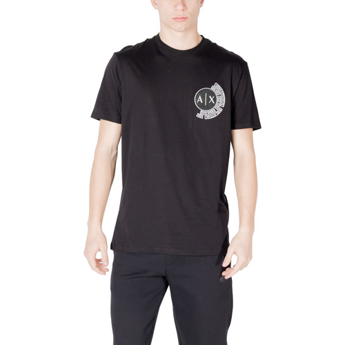 Kleidung Herren Langärmelige Polohemden EAX XM000556 AF10358 Schwarz