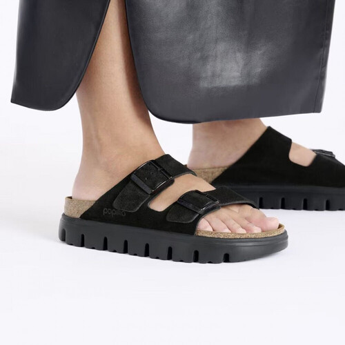 BIRKENSTOCK Arizona chunky leve Schwarz