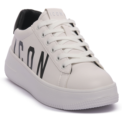 Schuhe Damen Sneaker Icon WHITE BLACK Schwarz