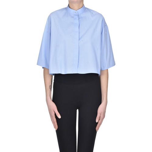 Kleidung Damen Hemden Dondup TPC00005148AE Blau