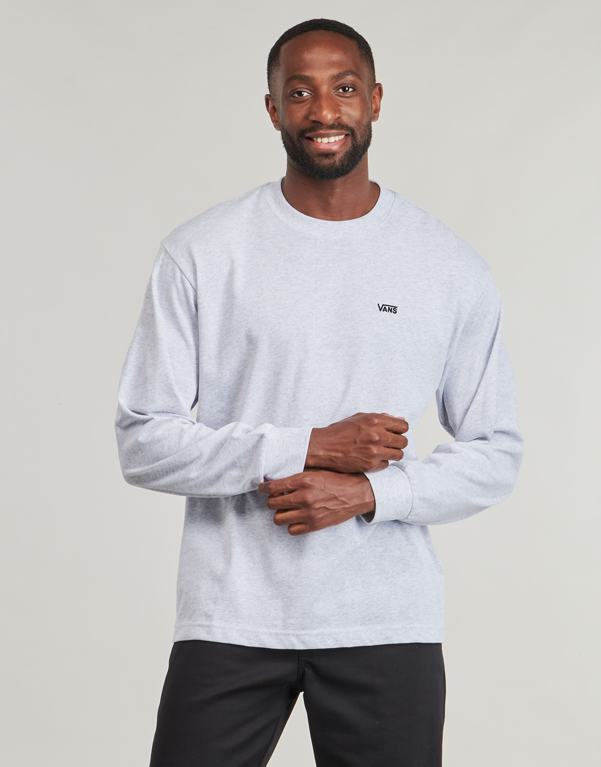 Kleidung Herren Langarmshirts Vans LEFT CHEST II LOOSE LS Grau