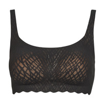 Unterwäsche Damen Sport-BH Sloggi  ZERO Feel Bliss Top Schwarz