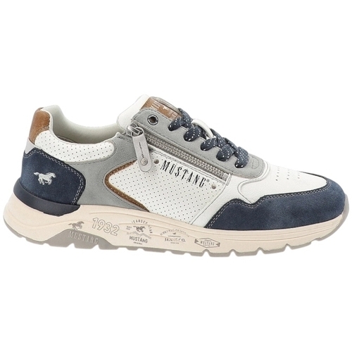 Schuhe Herren Sneaker Mustang 4200302 Blau