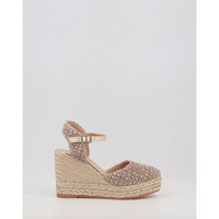 Schuhe Damen Leinen-Pantoletten mit gefloch Gaimo TIRI Beige