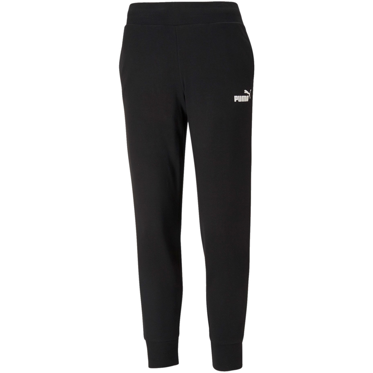 Kleidung Damen Chinohosen Puma Pants ESS Sweatpants Trainingshose Schwarz