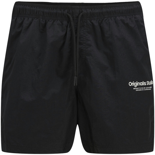 Kleidung Herren Badeanzug /Badeshorts Jack & Jones Badeshorts NAXOS Schwimmshorts Schwarz
