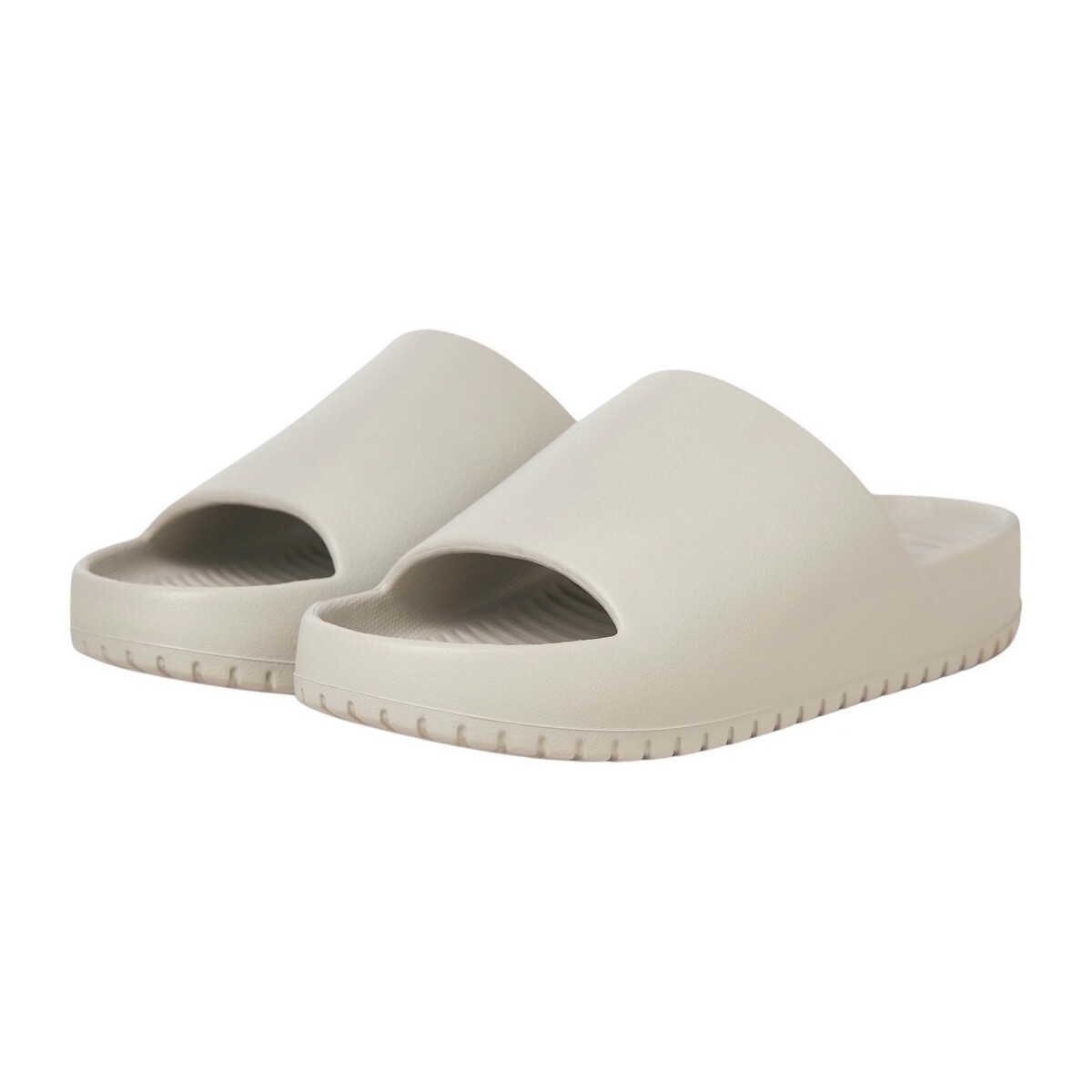 Schuhe Herren Slipper Jack & Jones Slipper RIPPLE MOULDED Hausschuhe Weiss