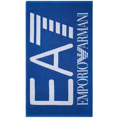 Home Strandtuch Emporio Armani EA7  Blau