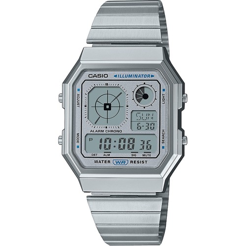 Uhren & Schmuck Herren Armbanduhren Casio A130WE-7AEF Silbern