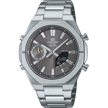 Uhren & Schmuck Herren Armbandühre Casio ECB-S10D-8AEF Silbern