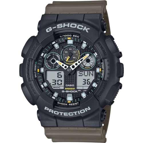 Uhren & Schmuck Herren Armbanduhren Casio GA-100TU-1A3ER Schwarz