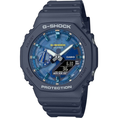 Uhren & Schmuck Herren Armbanduhren Casio GA-2100AS-2AER Blau