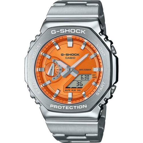 Uhren & Schmuck Herren Armbandühre Casio GM-2110D-4AER Silbern