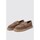 Schuhe Herren Leinen-Pantoletten mit gefloch Xti 143643 Braun